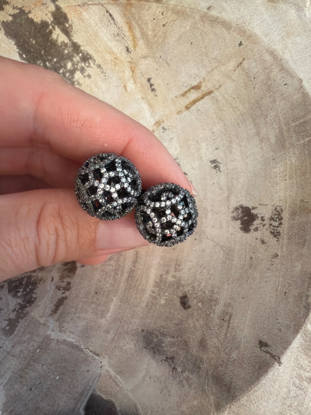 Two sided earrings - Picture 3 of 4